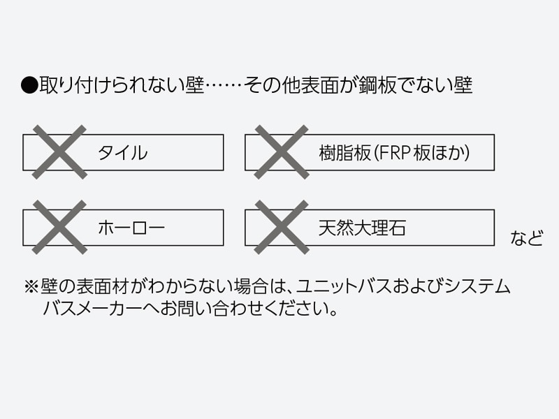 インテリアバー Fシリーズ Lタイプ UB後付