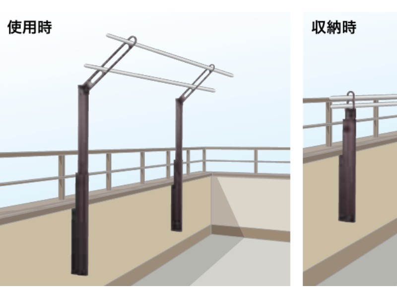 ホスクリーン DS2型 腰壁用上下式