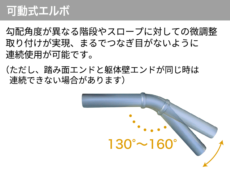 アルホージョ 可動式エルボ ALH-384
