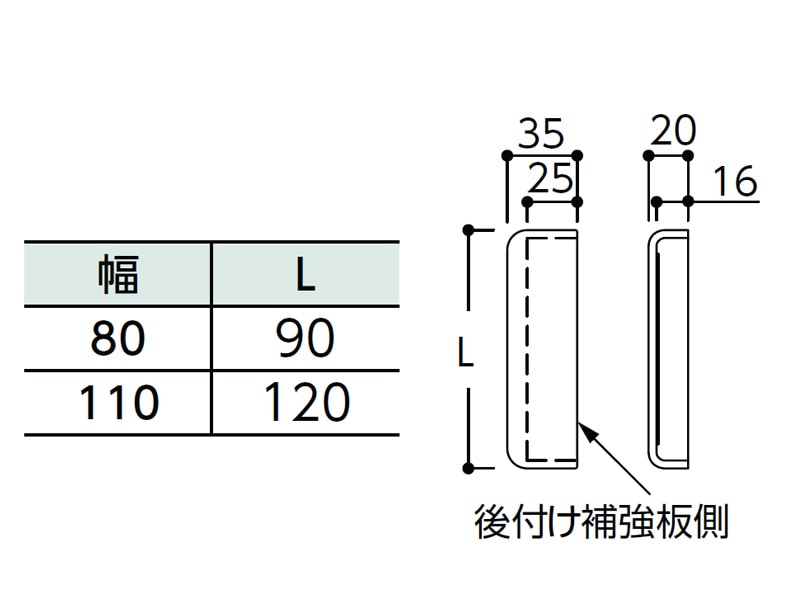 木口化粧材 大壁用 15厚×110幅