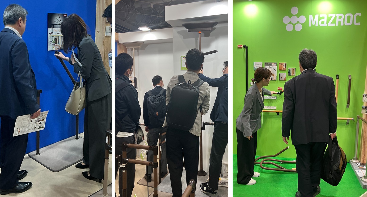 展示会ブース内観